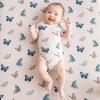 imageKyte Baby Soft Crib Sheet  Standard Fitted Crib Sheet Made with Rayon from Bamboo UltraGentle and Breathable Very Hungry CaterpillarBlush Butterfly