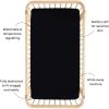 imageKyte Baby Soft Crib Sheet  Standard Fitted Crib Sheet Made with Rayon from Bamboo UltraGentle and Breathable Very Hungry CaterpillarMidnight
