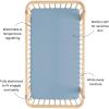 imageKyte Baby Soft Crib Sheet  Standard Fitted Crib Sheet Made with Rayon from Bamboo UltraGentle and Breathable Very Hungry CaterpillarSlate