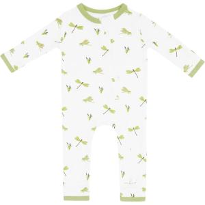 imageKYTE BABY Unisex Rayon Made From Bamboo Zippered Rompers 024 MonthsDragonfly