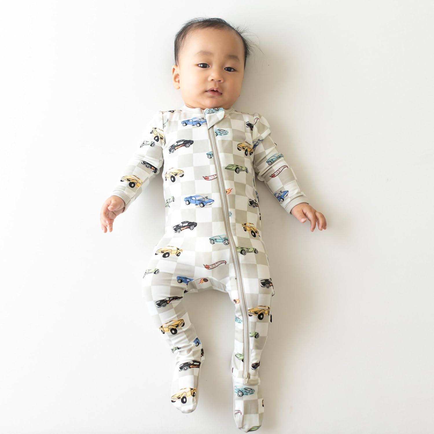imageKYTE BABY Unisex Zipper Closure Footies Rayon Made From Bamboo 024 MonthsFast and Fierce