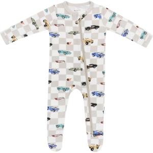 imageKYTE BABY Unisex Zipper Closure Footies Rayon Made From Bamboo 024 MonthsFast and Fierce