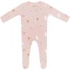 imageKYTE BABY Unisex Zipper Closure Footies Rayon Made From Bamboo 024 MonthsBlush Rabbit