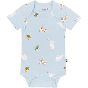 imageKYTE BABY Short Sleeve Unisex Baby Bodysuits Rayon Made From Bamboo MaterialIce Rabbit