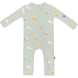 imageKYTE BABY Soft Bamboo from Rayon Long Sleeve Unisex Bodysuit 024 MonthsAloe Chick