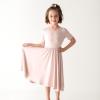 imageKYTE BABY Toddler Girls Twirl Dress  Ultra Soft Rayon Made from BambooBlush