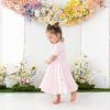 imageKYTE BABY Toddler Girls Twirl Dress  Ultra Soft Rayon Made from BambooSakura