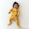 imageKYTE BABY Unisex Zipper Closure Footies Rayon Made From Bamboo 024 MonthsHufflepuff