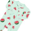 imageKYTE BABY Unisex Zipper Closure Footies Rayon Made From Bamboo 024 MonthsWatermelon
