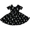 imageKYTE BABY Toddler Girls Twirl Dress  Ultra Soft Rayon Made from BambooSmall Midnight Magnolia
