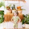 imageKYTE BABY Short Sleeve Toddler Pajama Set 97 Rayon made from Bamboo 3 SpandexPapaya