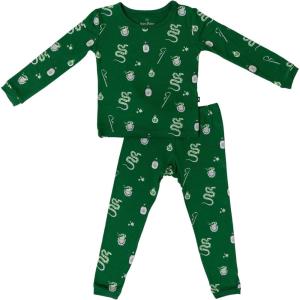 imageKYTE BABY Toddler Pajama Set  Pjs for Toddlers Made of Soft Bamboo Rayon MaterialSlytherin