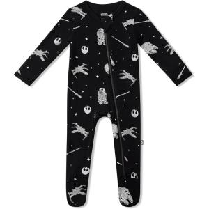 imageKYTE BABY Unisex Zipper Closure Footies Rayon Made From Bamboo 024 MonthsBlack