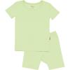 imageKYTE BABY Short Sleeve Toddler Pajama Set 97 Rayon made from Bamboo 3 SpandexPistachio