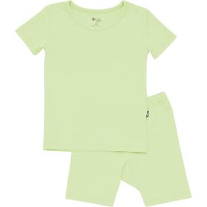 imageKYTE BABY Short Sleeve Toddler Pajama Set 97 Rayon made from Bamboo 3 SpandexPistachio