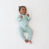 imageKYTE BABY Soft Bamboo Rayon Rompers Zipper Closure 024 Months 1218 Months Sage