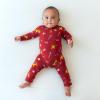 imageKYTE BABY Unisex Rayon Made From Bamboo Zippered Rompers 024 MonthsGryffindor