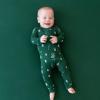 imageKYTE BABY Unisex Rayon Made From Bamboo Zippered Rompers 024 MonthsSlytherin