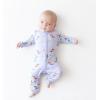 imageKYTE BABY Unisex Soft Romper with Snap Closure 97 Rayon made from Bamboo 3 SpandexMermaid