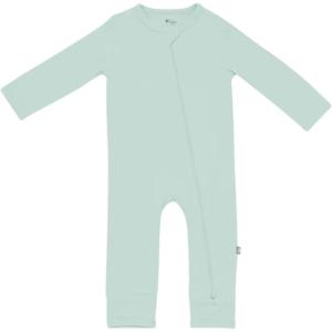 imageKYTE BABY Soft Bamboo Rayon Rompers Zipper Closure 024 Months 1218 Months Sage