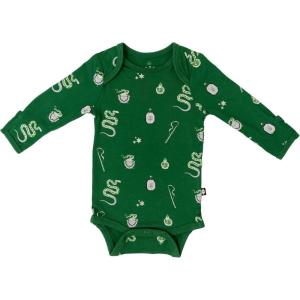 imageKYTE BABY Soft Bamboo from Rayon Long Sleeve Unisex Bodysuit 024 MonthsSlytherin