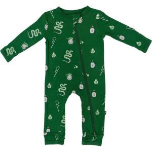 imageKYTE BABY Unisex Rayon Made From Bamboo Zippered Rompers 024 MonthsSlytherin