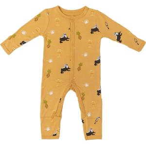 imageKYTE BABY Unisex Soft Romper with Snap Closure 97 Rayon made from Bamboo 3 SpandexHufflepuff
